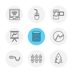 wifi internet connectivity pie chart network vector image