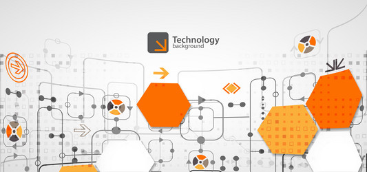 abstract technology concept circuit board high vector