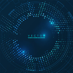 abstract big data visualization vector image