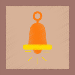 Assembly flat icons bell ringer Royalty Free Vector Image