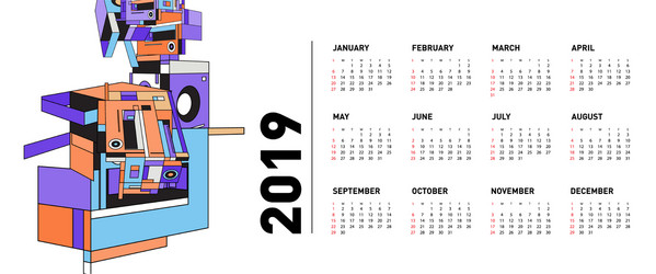 Free Calendar 2021 Year Vector Images (over 20 000)