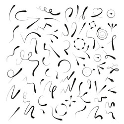 big set of arrows pointers vector image