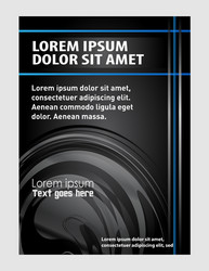 blue color background with space for your message vector image