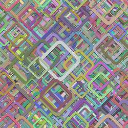 seamless abstract square background pattern vector image