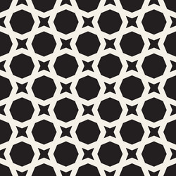 seamless pattern repeating geometric elements vector image