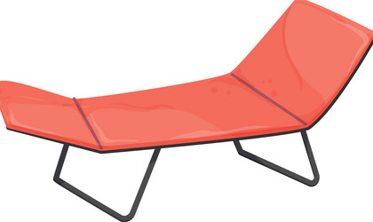 outdoor cot camp cartoon vector