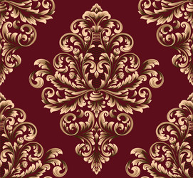 damask seamless pattern element classical vector image