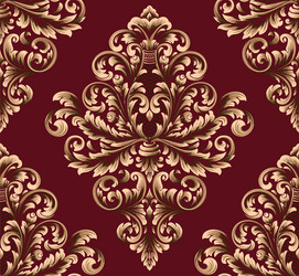 Damask seamless pattern element classical vector