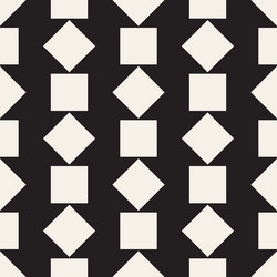 Seamless pattern repeating geometric elements vector