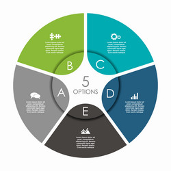 infographic design template with place for your vector image