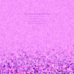 Abstract digital triangle tile background vector