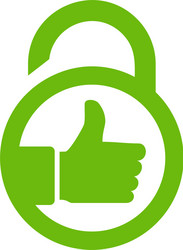 Best security logo icon design Royalty Free Vector Image