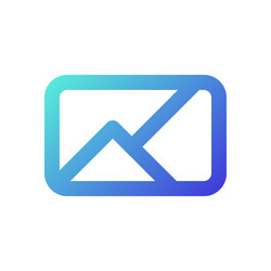 image pixel perfect gradient linear ui icon vector image
