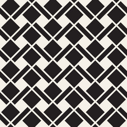 Seamless pattern repeating geometric elements vector