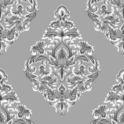 damask seamless pattern element classical vector image