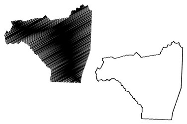 Rutherford county north carolina state us vector