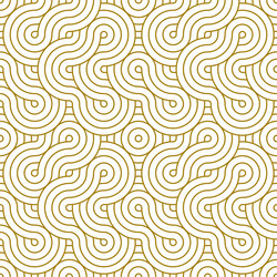 seamless pattern line circle abstract geometry vector image