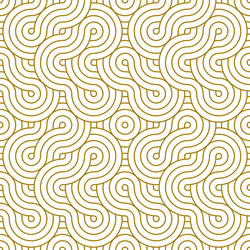 Seamless pattern line circle abstract geometry vector