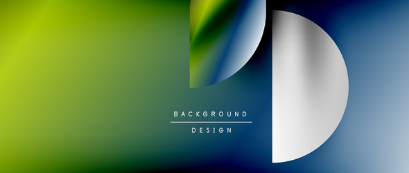 circles and round shapes with gradients minimal vector image