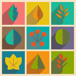 flat with shadow concept and mobile application vector