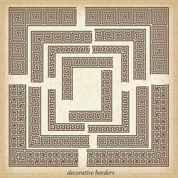 Seamless Maze Border - Intricate Pattern vector image