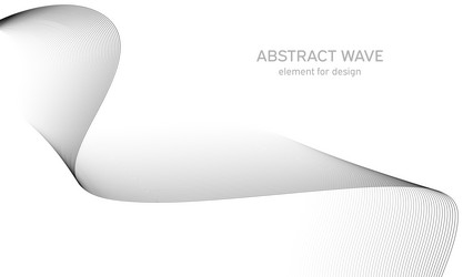 abstract wave element for design digital vector image