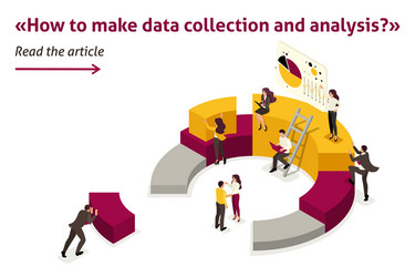 Isometric collecting and analyzing data vector