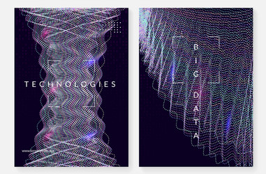 visualization background technology for big data vector image