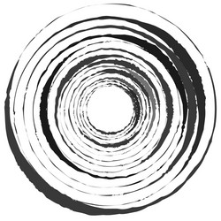 abstract spiral element in irregular random vector image