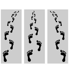 footsteps Vector Image
