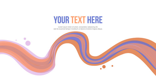 collection abstract background header wave style vector image