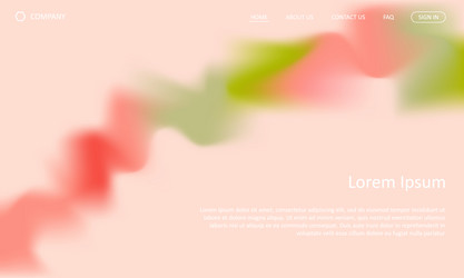 Landing page gradient mesh texture abstract vector