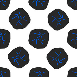 line neural network icon isolated seamless pattern vector image