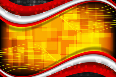 abstract wavy background with bokeh lights vector image