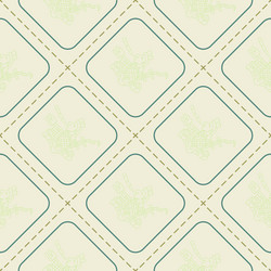 Seamless pattern with symbols from aztec codices vector