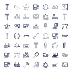 Personal icons vector