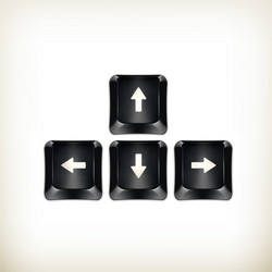 Control arrow keyboard Royalty Free Vector Image