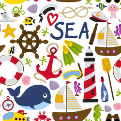 Nautical set Royalty Free Vector Image - VectorStock