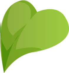 Banana leaf icon cartoon style Royalty Free Vector Image