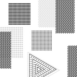 Abstract background with squares and triangles vector