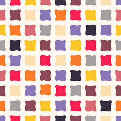 abstract seamless pattern with colorful squares vector image