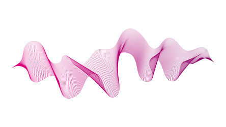 Abstract backdrop with wave gradient lines vector