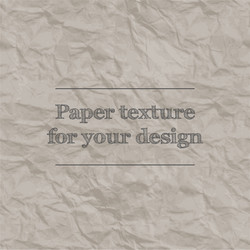 seamless texture crumpled paper repeating pattern vector image