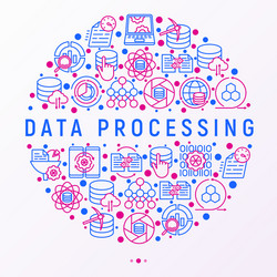 Data lake blue gradient concept icon Royalty Free Vector