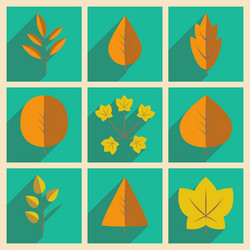 Flat with shadow concept and mobile application vector