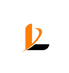 Letter l logo icon vector