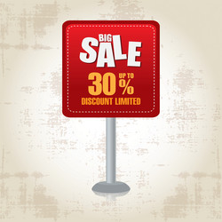 Abstract big sale object on a special background vector