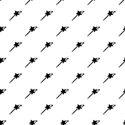 Magic wand pattern seamless vector