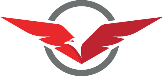 falcon logo template vector