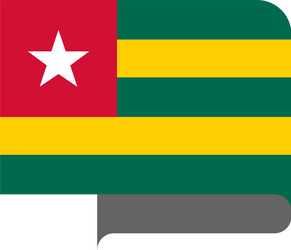 flag horizontal shape pointer for world map vector image